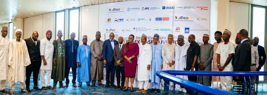A cross section of participants at the launch of the Index-Based Livestock Insurance product